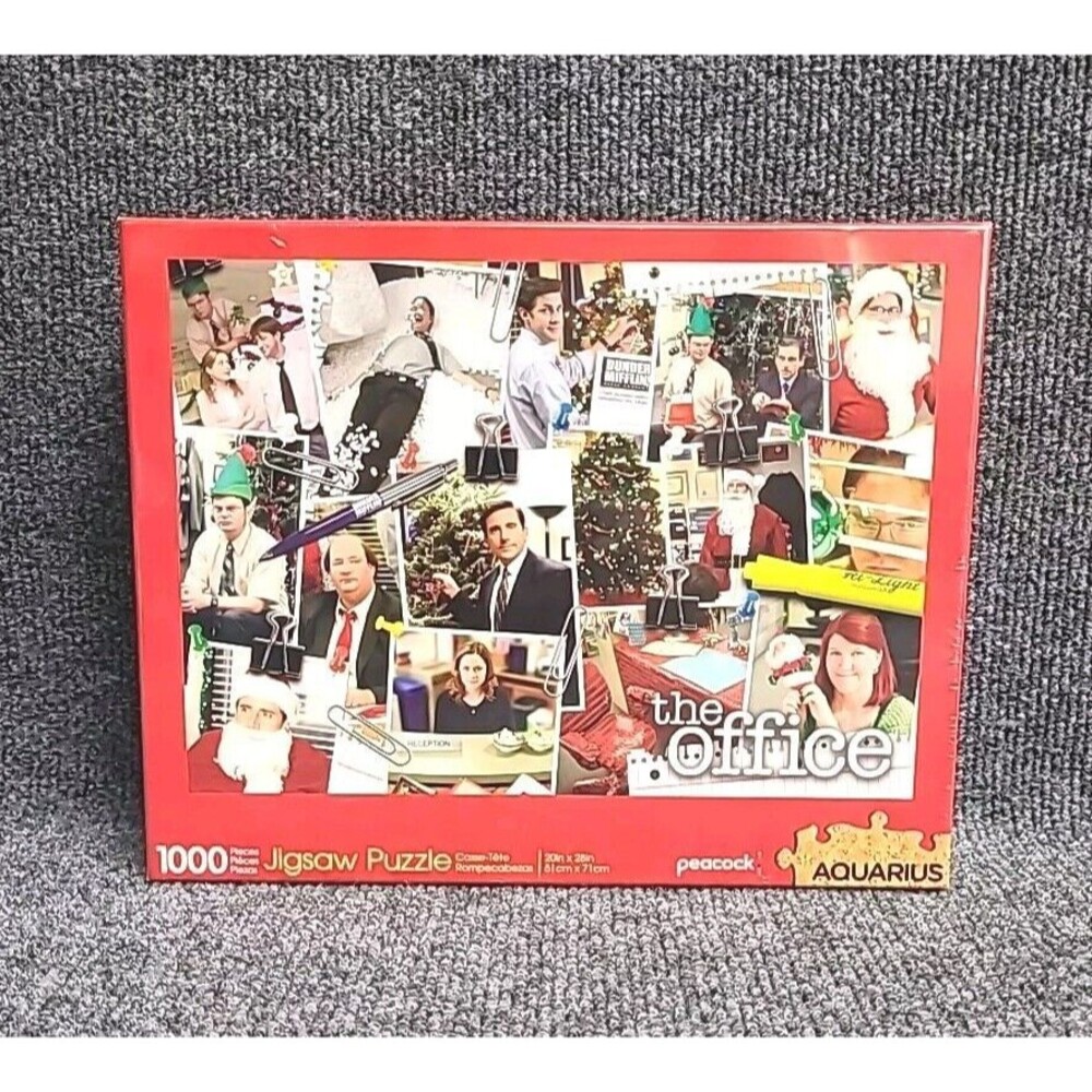 The Office TV Show 1000 Pieces Christmas Puzzle NEW/SEALED Christmas TV scenes
